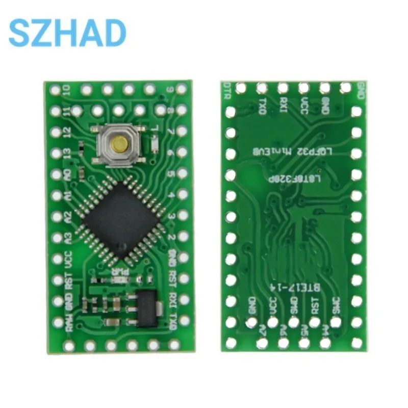 LGT8F328P-LQFP32 MiniEVB TYPE-C MICRO USB Compatible With ATMEGA328 Nano V3.0 LGT8F328P CH9340C / HT42B534-1 SOP16 For Arduino