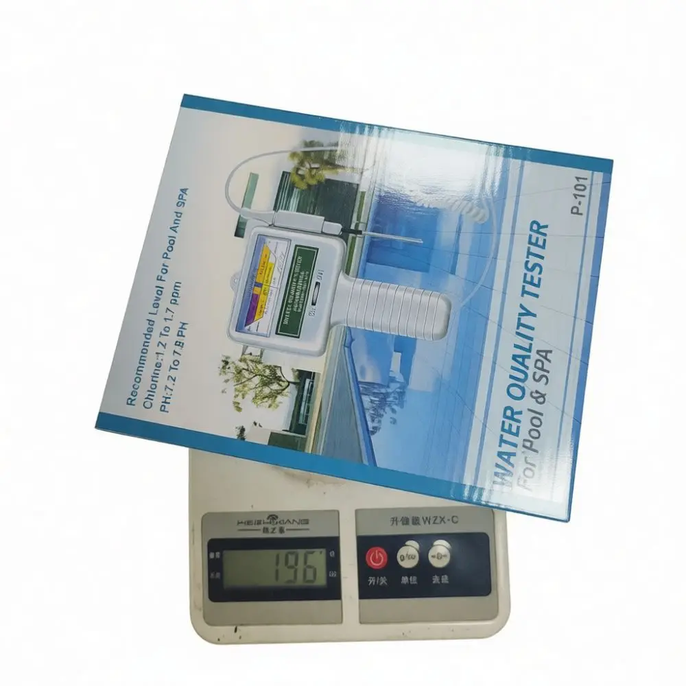 Accurate Digital PH CL2 Tester Portable Water Quality Analyzer For Swimming Pool Spa Drinking Water Testing