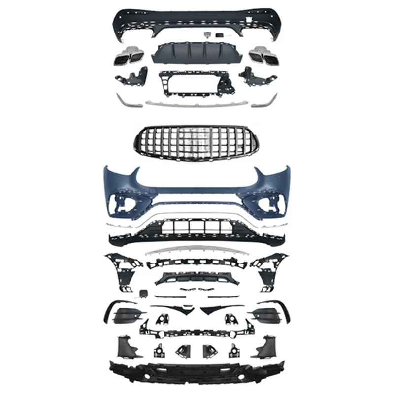 High Quality 63 Style Facelift Body Kit Fit for GLC X253 2023-2025 Front Bumper Sport Auto Modification Parts