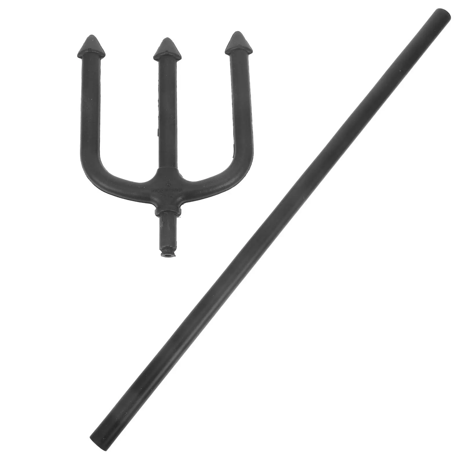 Devil Fork Decor Halloween Prop Demon Prop Cosplay Pitch Fork High Wear Resistance Stable Design for Stage Performance