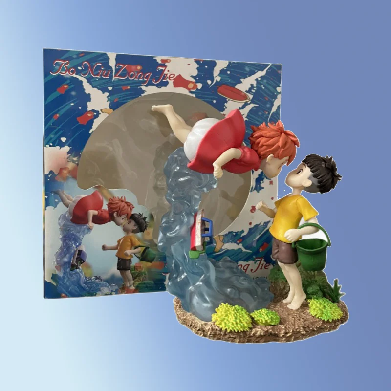 Anime Action Figure Ponyo Op De Cliff Figuur Ponyo Sousky Seagal Figuur Pvc Gk Standbeeld 15 cm Model Pop Collectie speelgoed Kid Gift