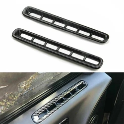 Carbon Fiber Door A/c Air Outlet Vent Panel Cover Trim For Dodge Charger 2016-2020 Car Accessories