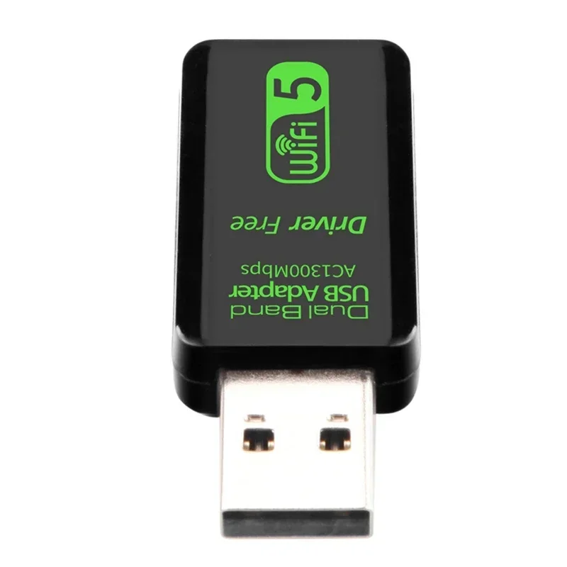 드라이버 프리 USB 무선 네트워크 카드 라우터, 5G 듀얼 밴드 기가비트 1300M, PC 1 개