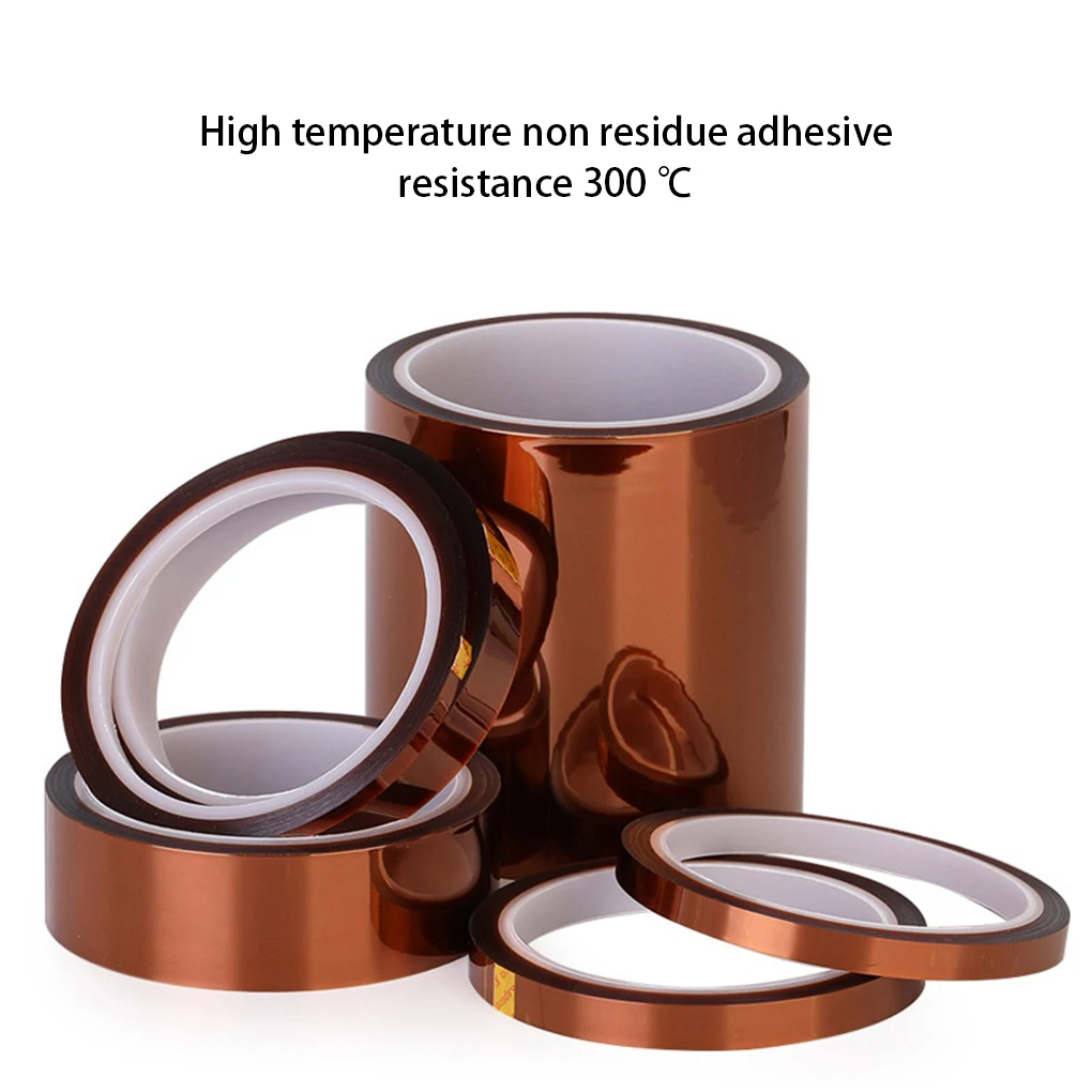 Emperature Resistant Tape Easy Application Long Lasting Multiple Surface Insulation Tape Kapton Tape