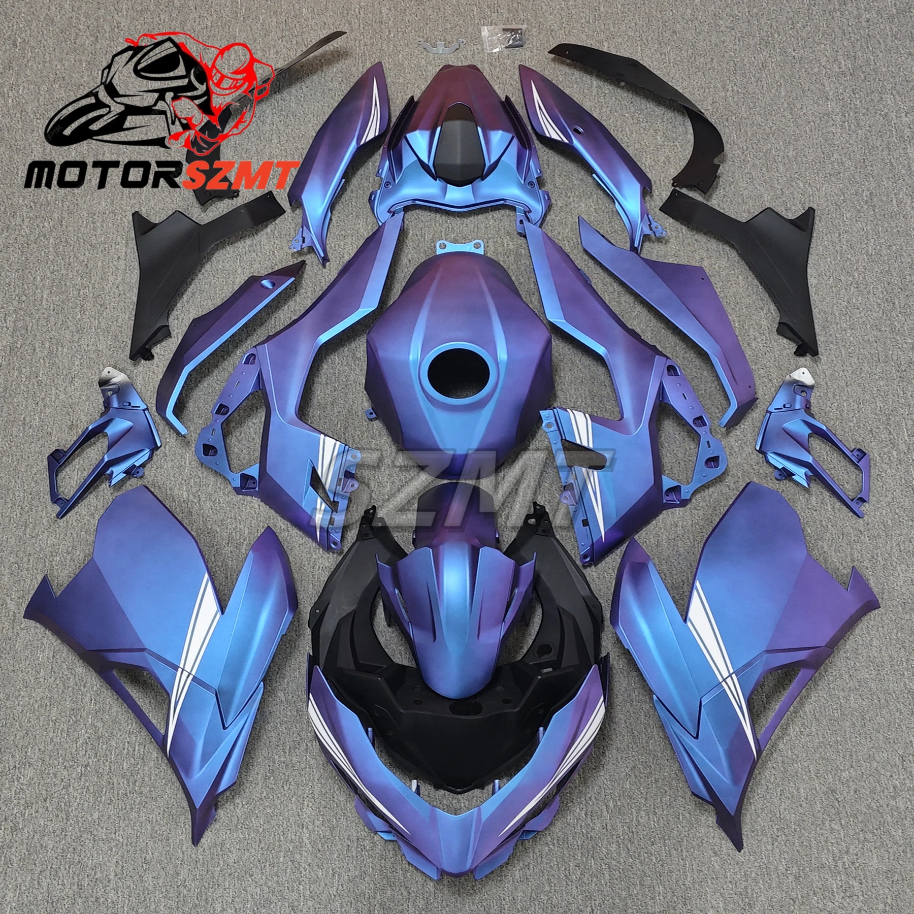 

For Kawasaki Ninja400 NINJA 400 2018 2019 2020 2021 2022 2023 motorcycle complete fairing ABS plastic body decoration kit