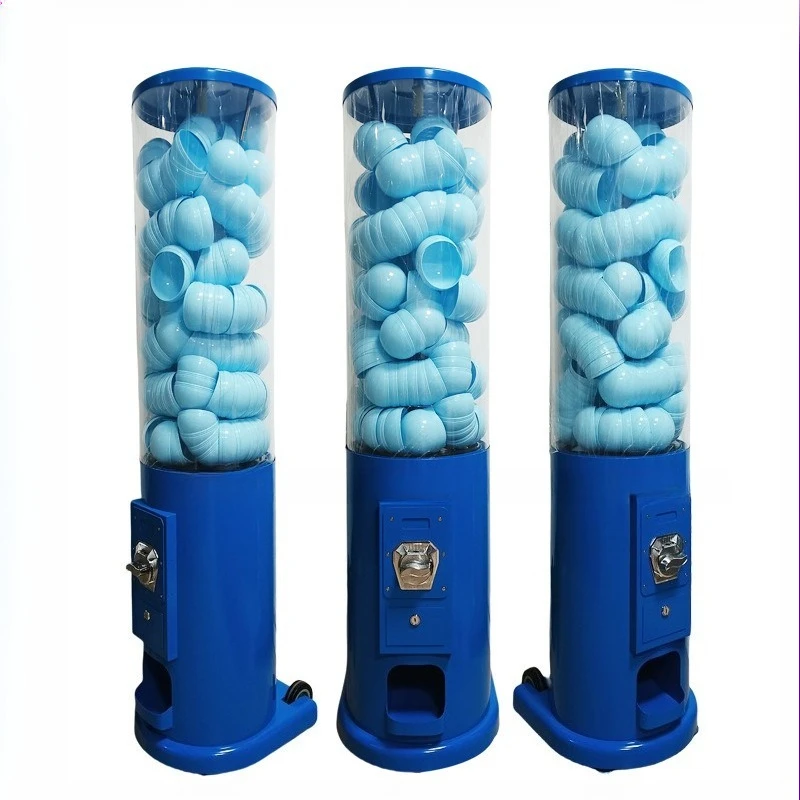 Cylinder egg throwing machine Commercial egg toy clock in lottery Warm-up powder suction gift machine