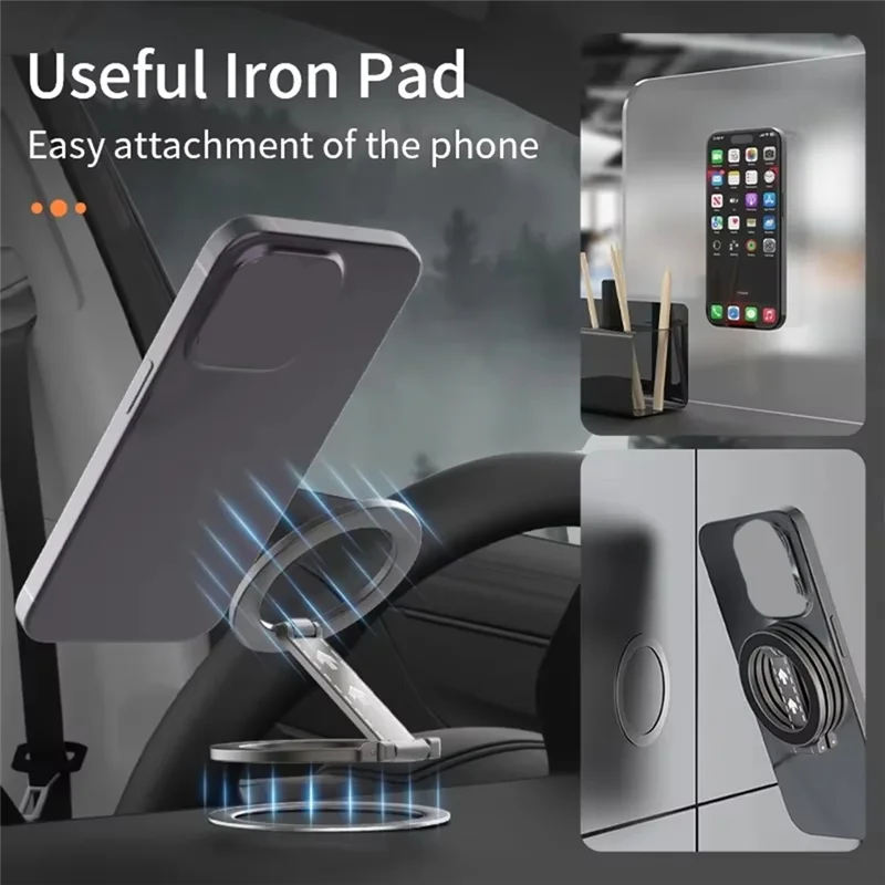 24-Hour Delivery Double Sided For Magsafe Phone Stand Magnetic Phone Ring Holder Kickstand Magnet Grip
