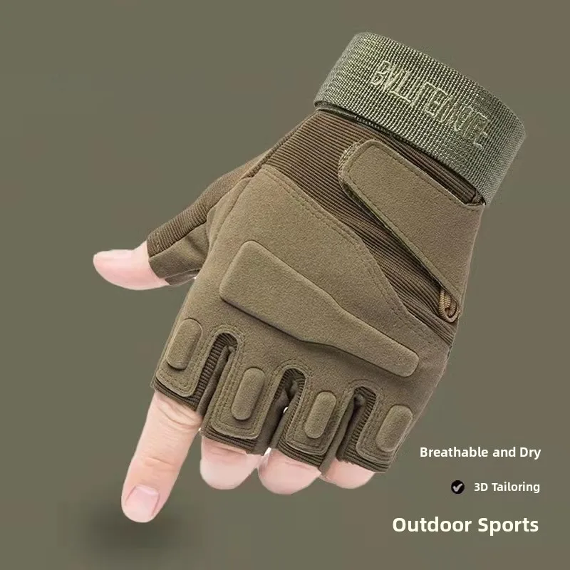 

Tactical Gloves Men's Anti-Slip Full Finger Military Fan Version Training Resistance Wear Resistant Bla Hawk f Finger Cy...