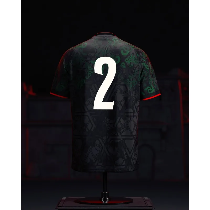 Supporting World Football Events, Morocco's Creative Concept Jersey, Summer Jersey Designed for Solo Use, 3D Printed