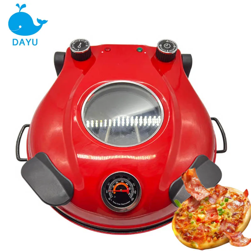 Коммерческая электрическая печь для пиццы, 1200 Вт, регулируемая, 110 В/220 В, пищевойessor, регулировка температуры, нагрев, машина для приготовления тортов Коммерческая электрическая печь для пиццы, 1200 Вт, регулируемая, 110 В/220 В, пищевойessor, регулировка температуры, нагрев, машина для приготовления тортов