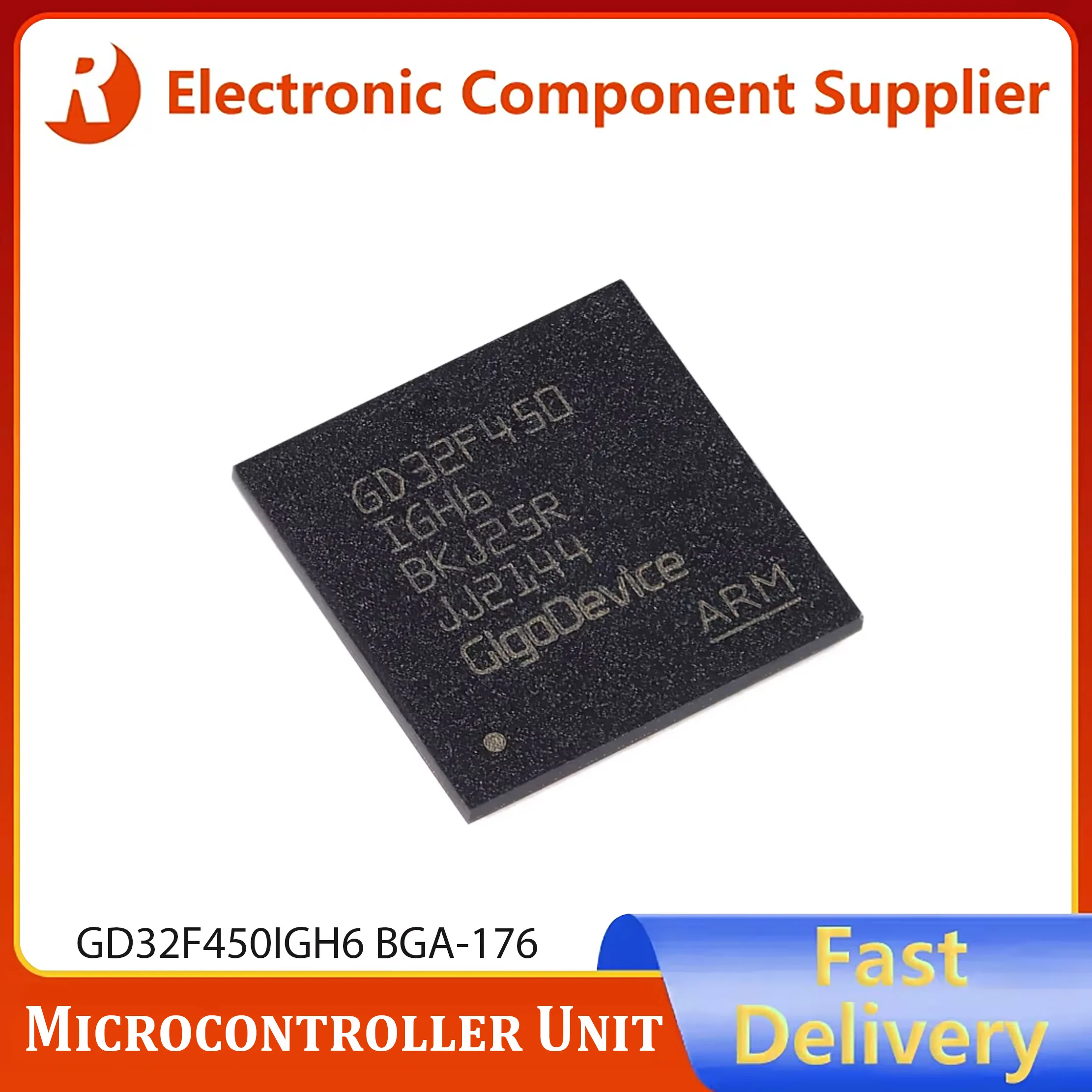 1pcs Genuine GD32F450IGH6 BGA-176 ARM Cortex-M4 32-bit Microcontroller Unit (MCU) Chip