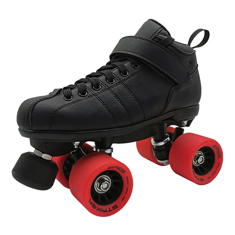 Customize OEM Roller Derby Skate Professional Patines High Quality 4 Wheel PU Cast Wheel Flashing Roller Skates