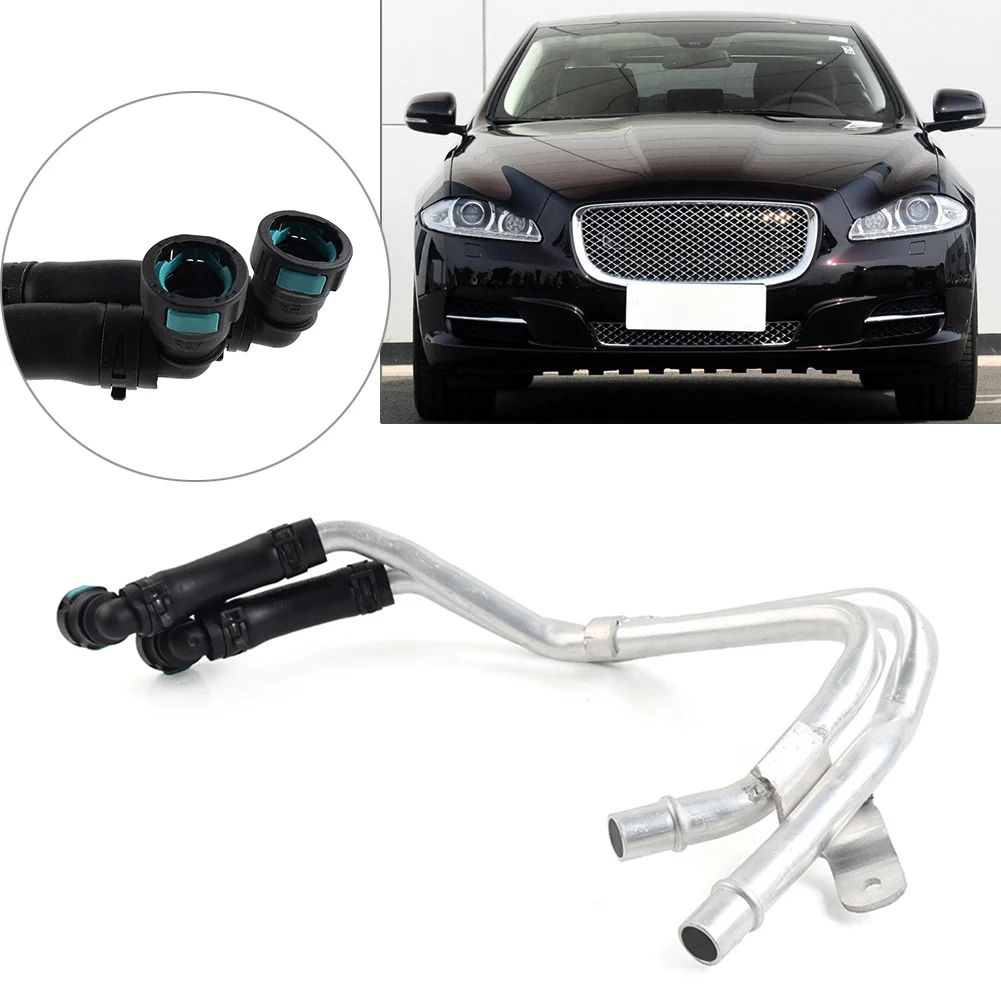 Car Engine Cooling System Warm Water Air Heater Hose Pipe For Jaguar XJ 2.0T 2010 2011 2012 2013 2014 2015 2016 2017 2018 2019