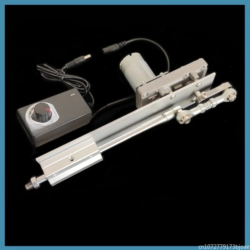 

Motor lineal de ciclo alternativo DC12V/24V Motor telescópico ajustable DIY con controlador de velocidad carrera 2-8CM 3-15CM