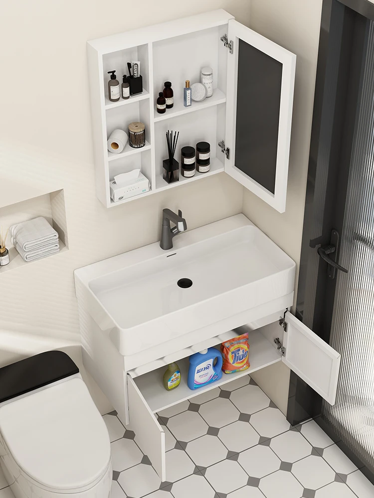 

Stainless steel bathroom cabinet, washbasin, integrated basin, washbasin, bathroom basin cabinet