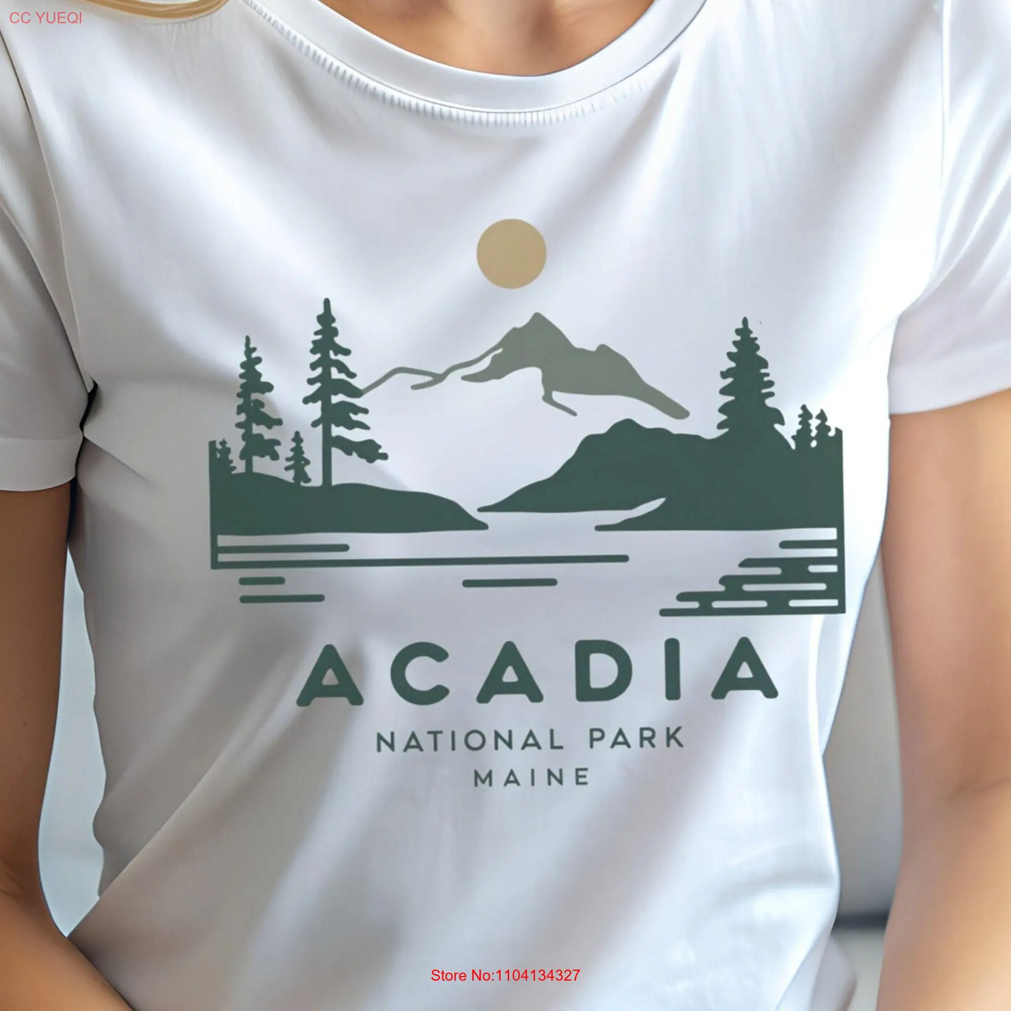 Acadia National Park T Shirt Mountain Travel Lovers Birthday Present long or short sleeves