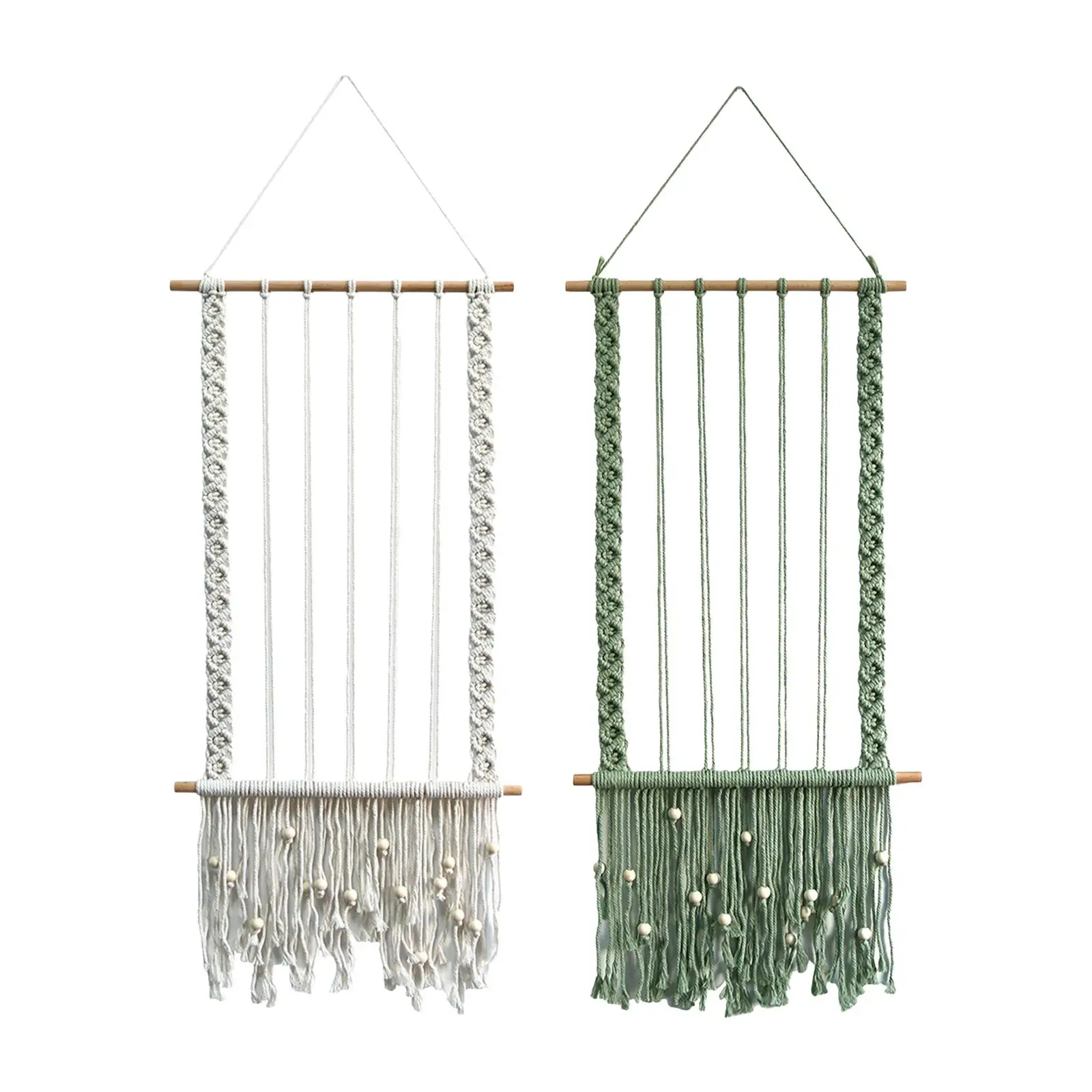 Boho Macrame Wall Decor Hanging Photo Display, Note Holder, Wall Hanging Picture