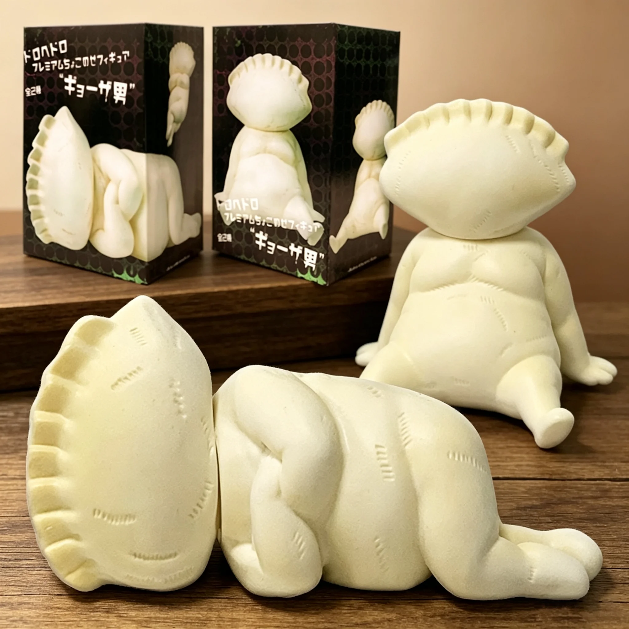 Figura de Anime Dorohedoro Gyozaed Man, Muñeco Gyoza Otoko, Divertido Hombre Dumpling, Modelo Coleccionable de PVC, Juguetes, Adorno de Escritorio, Regalos Populares