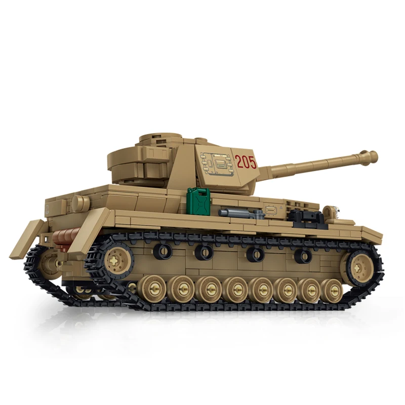 World War 2 WW2 Army Military Soldiers SWAT Panzer IV Tanks Model Building Blocks Bricks Children's Toys Christmas Gift