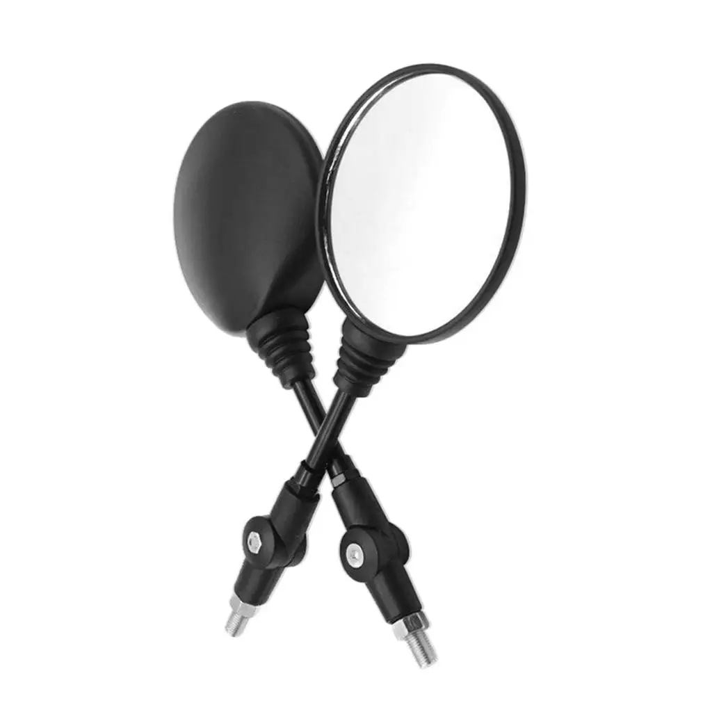 

1 пара черных складных боковых зеркал заднего вида для мотоцикла Rero с резьбой 10 мм/8 мм