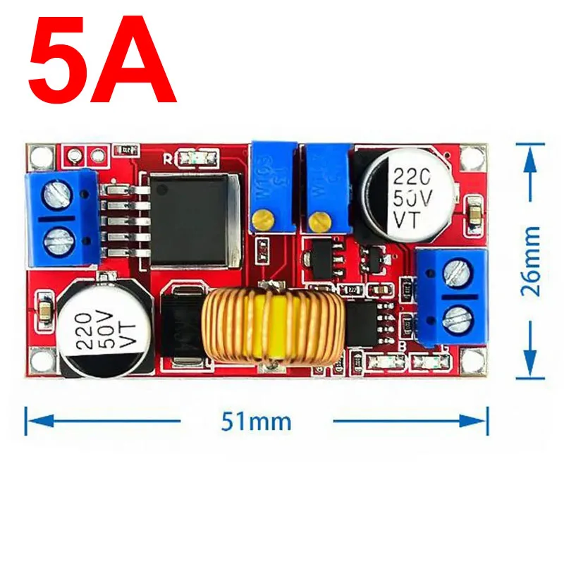 XL4015 3A/5A DC to DC Power Converter 8-36V to 1.25-32V CC CV LED Driver Step Down 3A/54A Charging Board Lithium Charger Module view 5