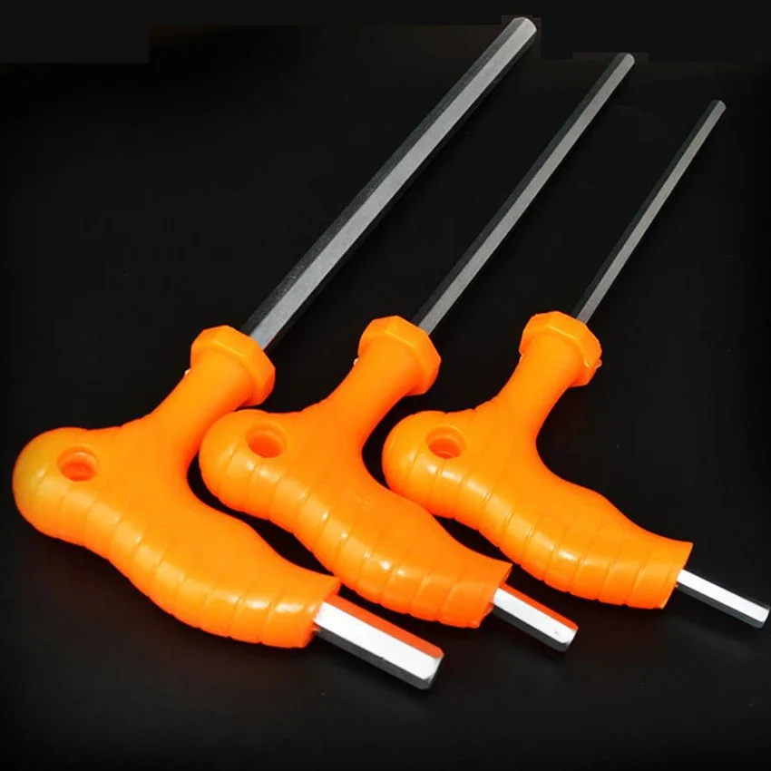 2.5/3/4/5/6mm Flat Head Hex Key Allen Wrench Hand Tool Universal Quick Snap Adapter Cr-v Inner Hexagon Wrench
