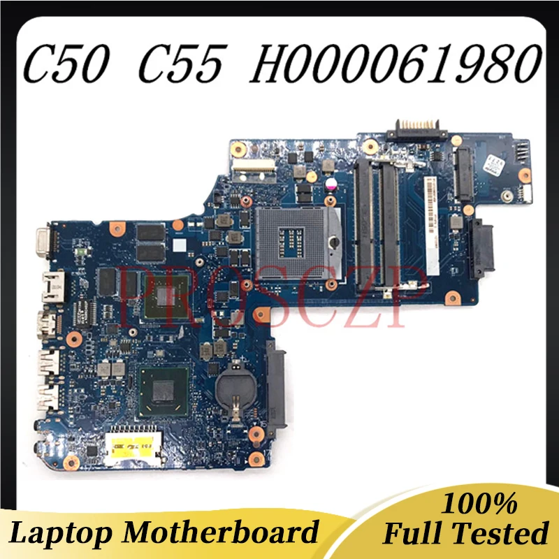 

H000061980 Free Shipping High Quality Mainboard For Toshiba C50 C55 Laptop Motherboard GT740M GPU With SLJ8E HM76 100% Tested OK