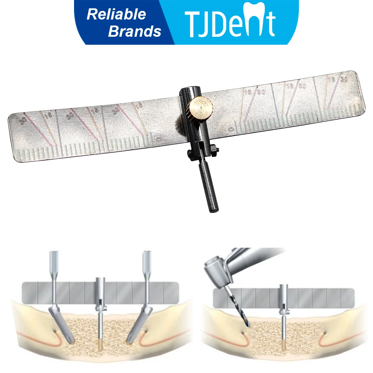 

TJDent Dental Implant Tools Surgical Planting Positioning Locator High Temperature Sterilizable Bendable Dentistry Instrument