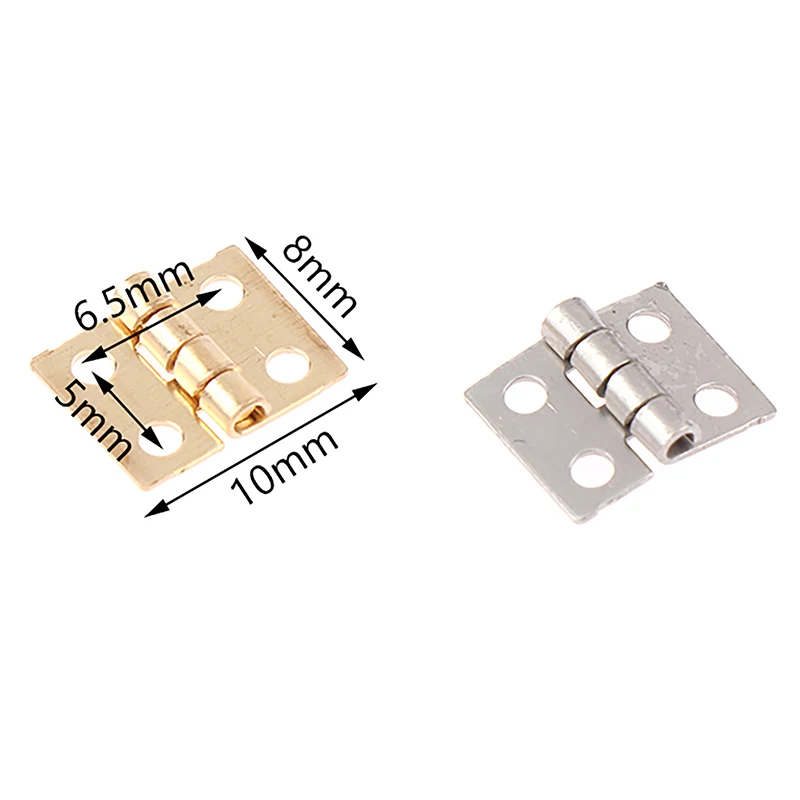 For 1/10 RC Crawler Car Trx4 1/14 Tamiya Dump Truck SCANIA 770S 10pcs Mini Door Hinge Simulation Folding