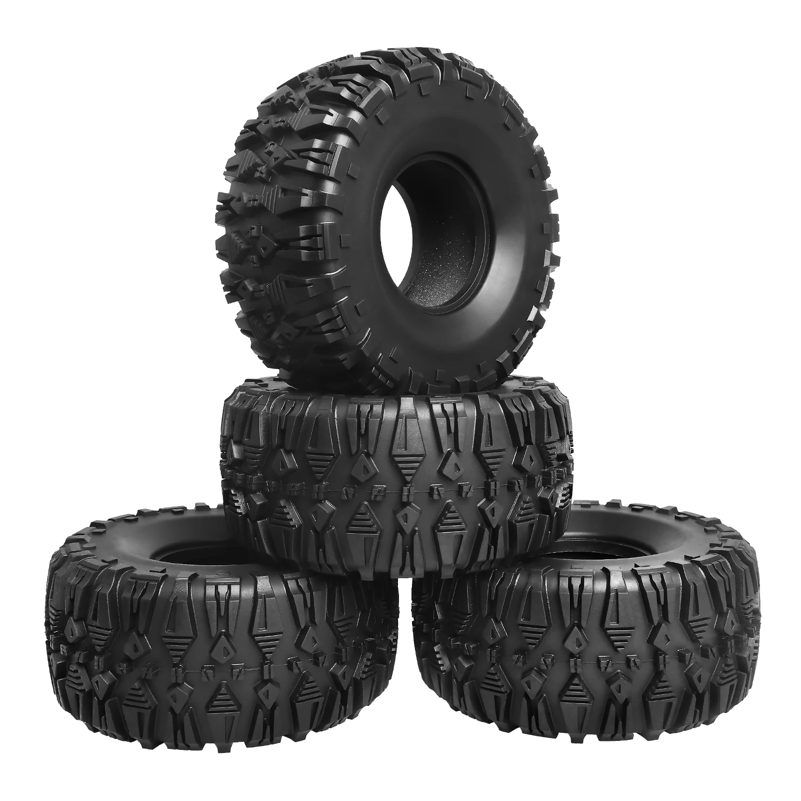 HobbyPark Super Soft 2.2 Crawler Tires 1/10 Rock Climbing Tyres Mud for Traxxas TRX4 Axial SCX10 II Redcat Gen 8 Gen7 Everest 10