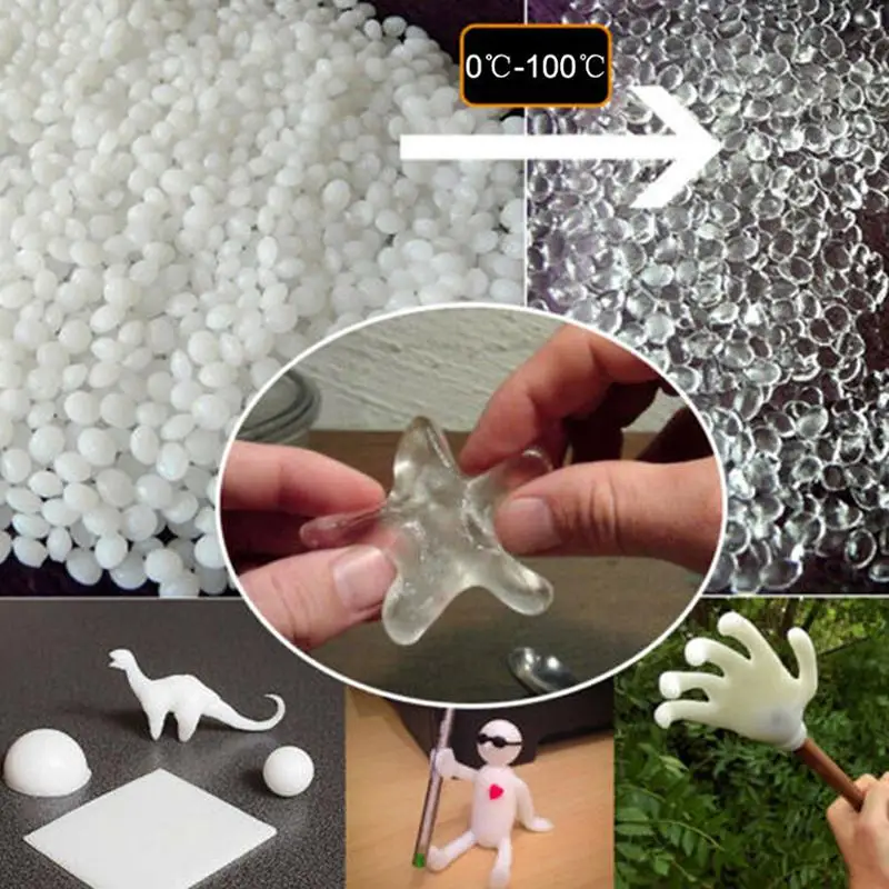 100/200g Moldable Resin Clay Pellets Heat Shapeable Plastic Beads For DIY Crafts Toy Repairs Modeling Art Projects