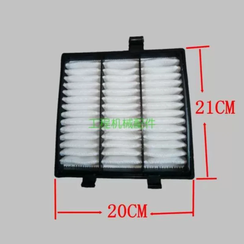 For Liugong CLG 870H Wheel Loader Forklift Inner and outer air conditioning filter mesh filter cleaner engineering accessories