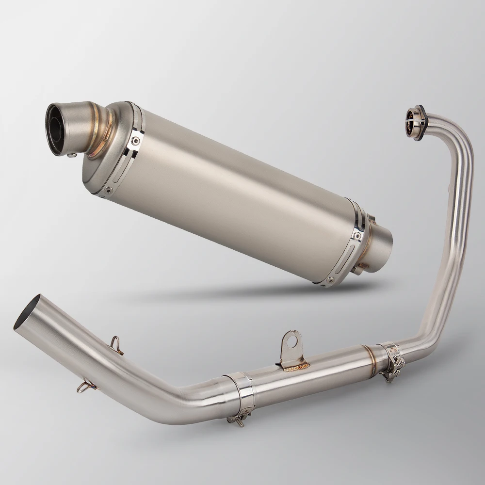 250NK Exhaust System For CFMOTO 250SR 300SR 300NK 250SS 300SS 250CLX 300CLX Motorcycle Exhausts Manifold Muffler with DB Killer
