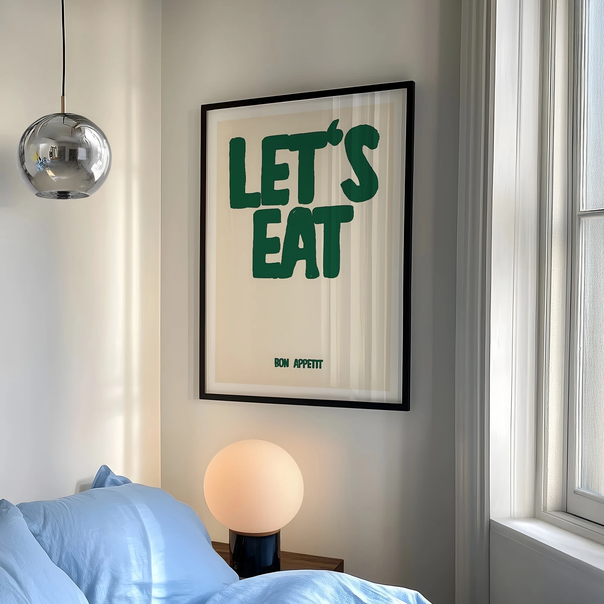 Lets Eat Wall Art Prints Canvas Painting Poster Picture For Living Bed Dining  Kitchen Room Home Decor image 2