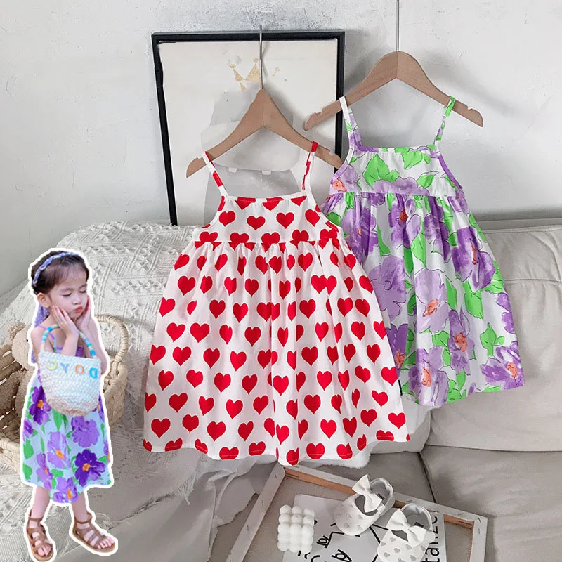 

2-8T Toddler Kid Baby Girls Clothes Summer Sleeveless Dress Elegant Beach Off Shoulder Backless Dresses Playa Outfits