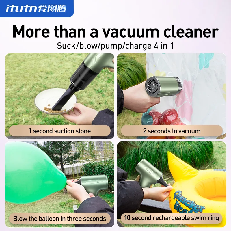 NEW Xiaomi 1900000Pa Wireless Car Vacuum Cleaner Strong Suction Handheld Robot Home & Car Dual USE Mini Vacuum Cleaner Appliance