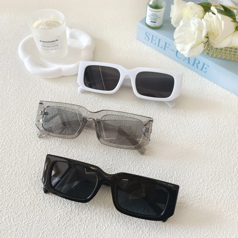New cross-border small-frame square fashionable European and American sunglasses for women trendy model runway show foreign