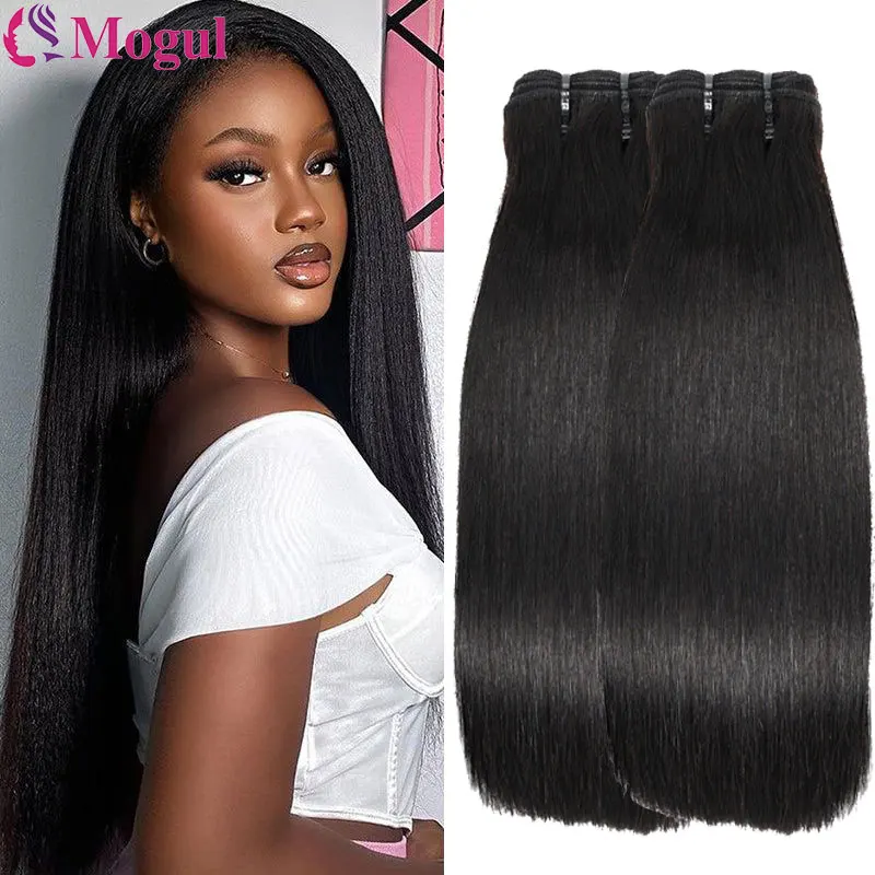 12A Brazilian Straight Hair Bundles 1/2 Pcs 100% Unprocessed Human Hair Straight Bundles Human Hair Extensions For Black Women