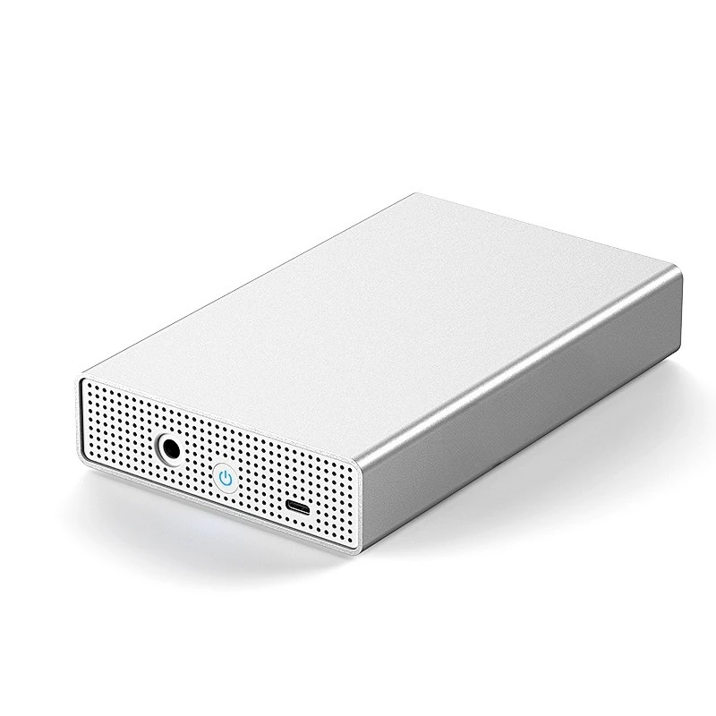 

SAS SATA mobile hard disk case 2.5 3.5 inch, desktop, notebook, all metal, solid state drive case