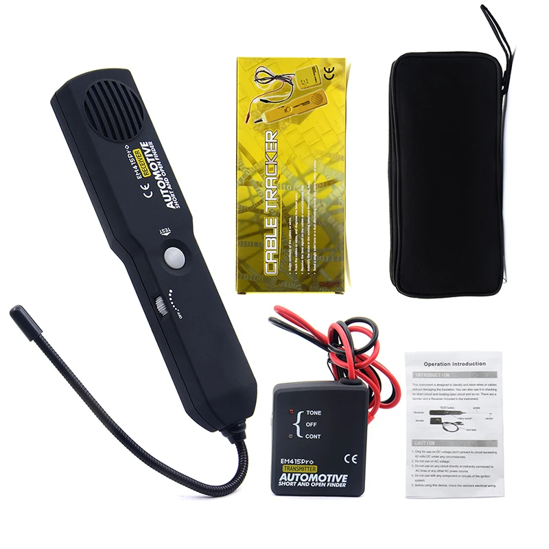 EM415Pro Automotive electric Open Short Finder Circuit Tester strumento di riparazione auto Cable Circuit Wire Tracker strumenti diagnostici