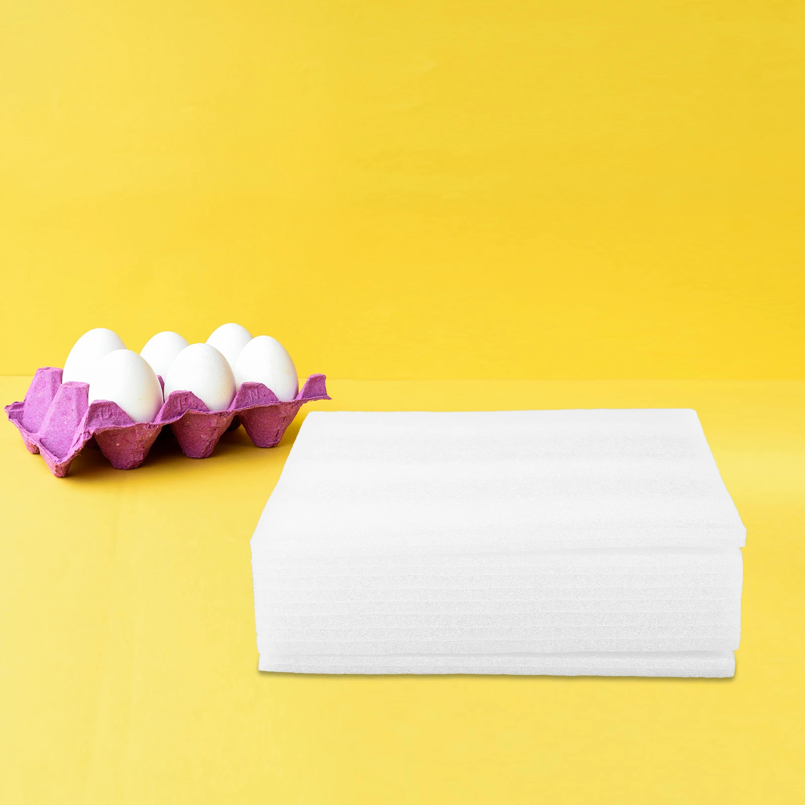 

Thickened Polyethylene Foam Carrier Case Shockproof Waterproof Reusable Egg Protector Box for Supermarkets Camping Logistics