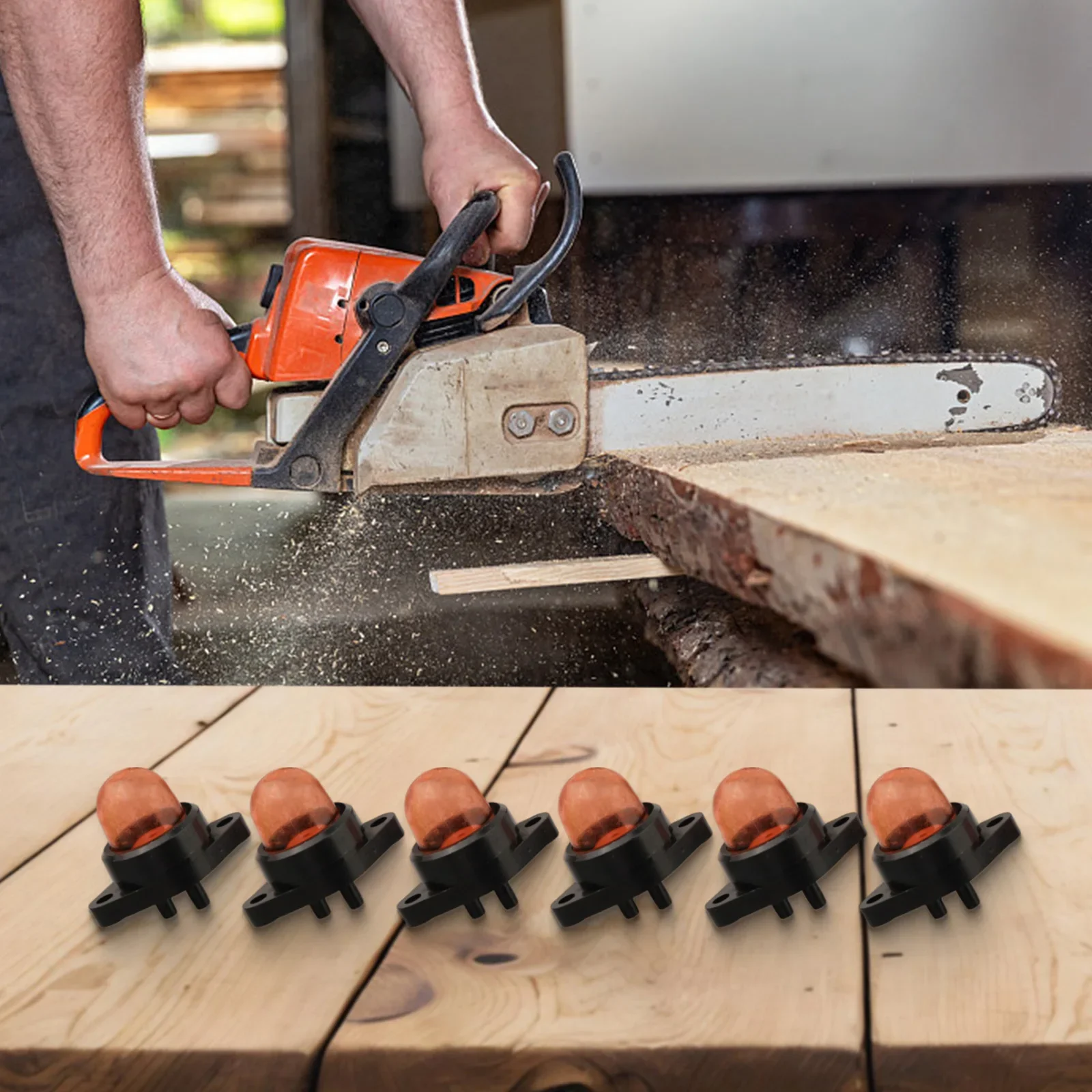 Pack of Six Oil Balls Designed for Chainsaws Compatibility with Multiple Models Including the Reliable 1950 Series