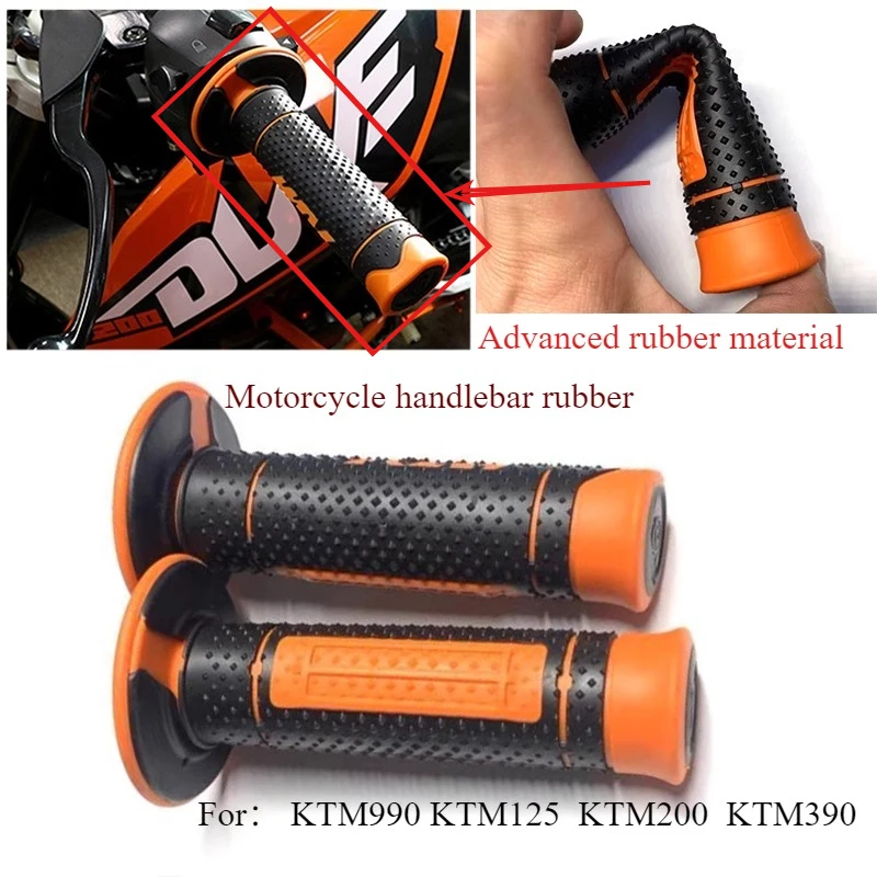 

Motorcycle handlebar rubber handle cover suitable for KTM990 KTM125 KTM200 KTM390 DUKE 350EXC-F SIX DAYS 400XC-W 400EXC 400EXC-R