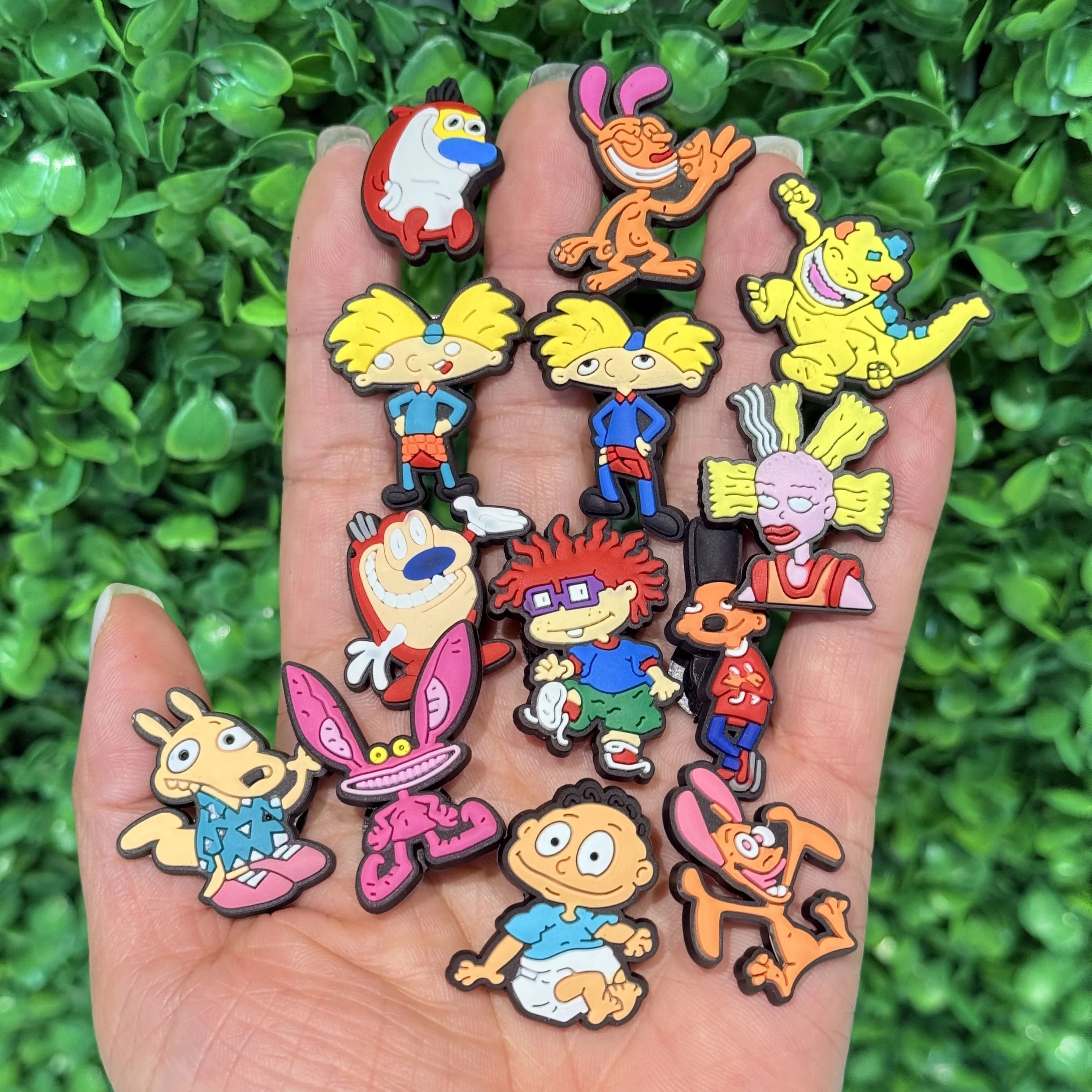13-50Pcs Dinosaur Cartoon Character PVC Shoe Buckle Decorations Dog Adult Slippers Charms Fit Birthday Present