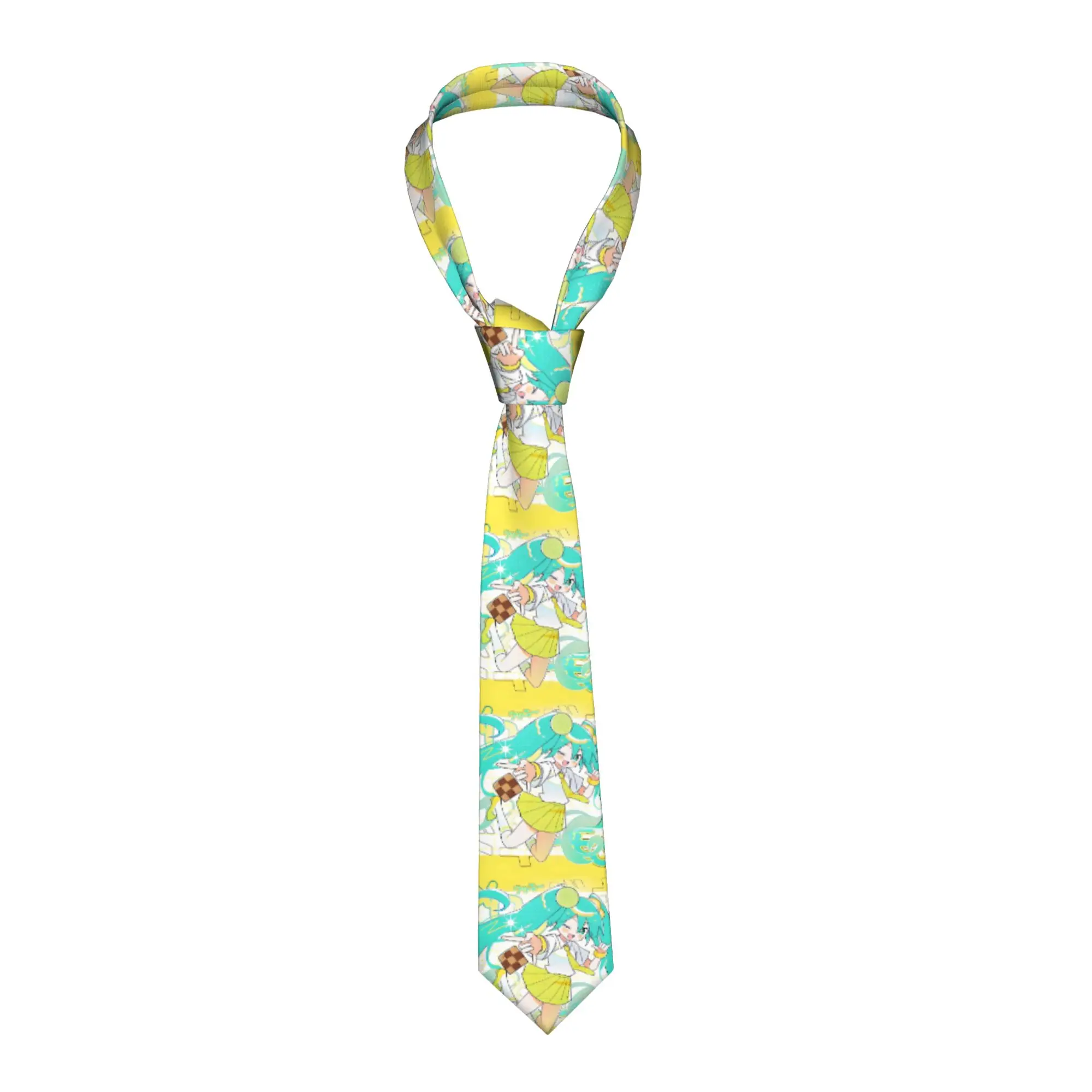 gravata-masculina-personalizada-hatsune-miku-estilo-desenho-animado-e-anime-para-terno-dia-de-acao-de-gracas