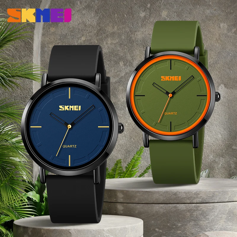SKMEI Fashion Casual Quartz Watch For Men Women Simple Design Outdoor Waterproof Sport Wristwatch 2023 New Clock Reloj Hombre