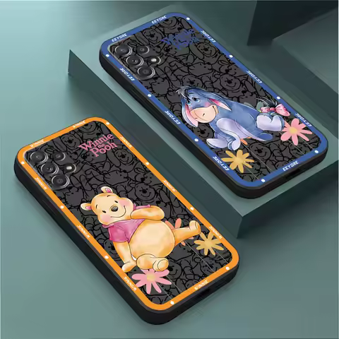 Cover Disney Winnie and Tiger Case for Samsung Galaxy A53 A23 A42 A32 A12 A14 A24 A34 A33 A72 A22 A54 A11 A21s A13 A73 A52