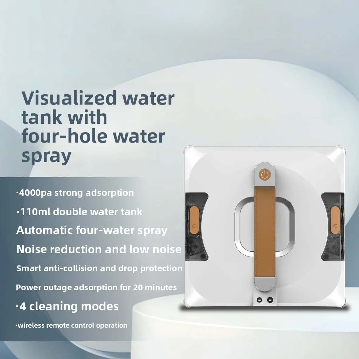 روبوت منزلي لتنظيف النوافذ، نافذة منزلية ذكية أوتوماتيكية بالكامل، نافذة زجاجية عالية الارتفاع، نافذة غسيل خارجية على الوجهين