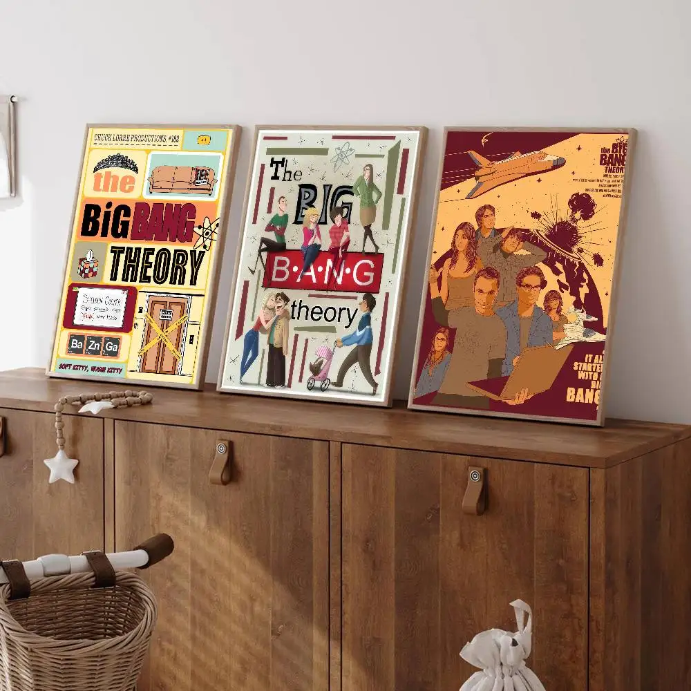 American TV series The Big Bang Theory   Classic Movie Posters HD Quality Poster Wall Art Painting Study Nordic Home Decor