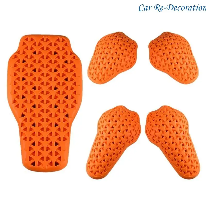 

R58D Motorcycle Protective Gear Set Soft Armors for Jackets Elbow Knee Shoulder Pads